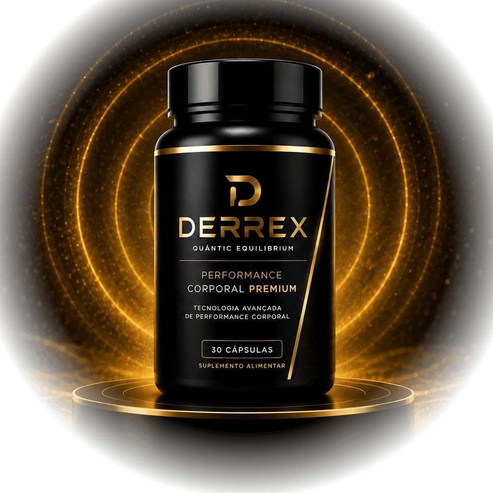 Frasco Derrex Performance Corporal Premium com 30 cápsulas